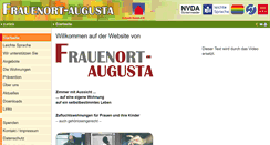 Desktop Screenshot of frauen-zuflucht.de